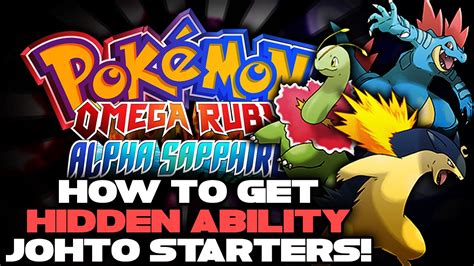 pokemon omega ruby starters|pokemon omega ruby hidden ability.